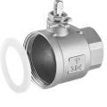 Stainless Steel 2 Piece Female Threaded Ball Valve